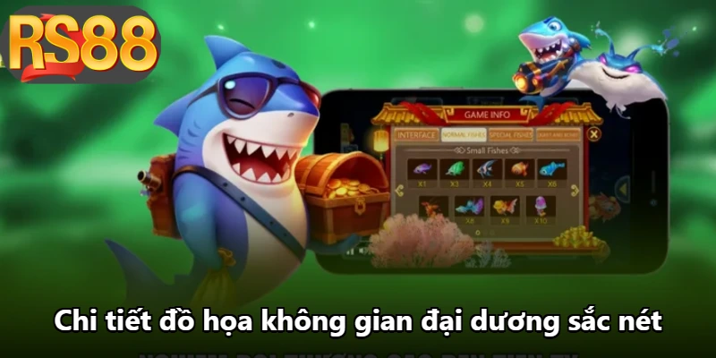 Chi tiết đồ họa không gian đại dương sắc nét